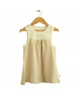 Organic/ Coloured Cotton Sleeveless Dress - P025A